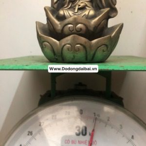 lư xông trầm bằng đồng phật pháp đồng tâm màu hun giả cổ